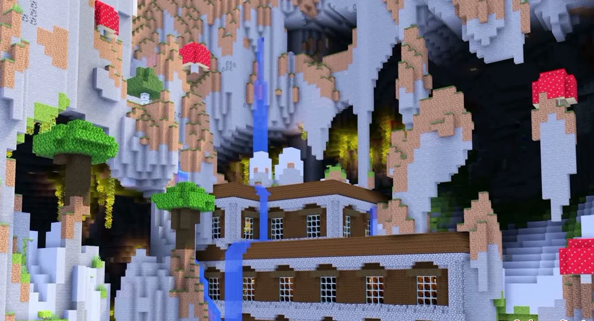 Minecraft seed 87538718136694804 — скриншот 1