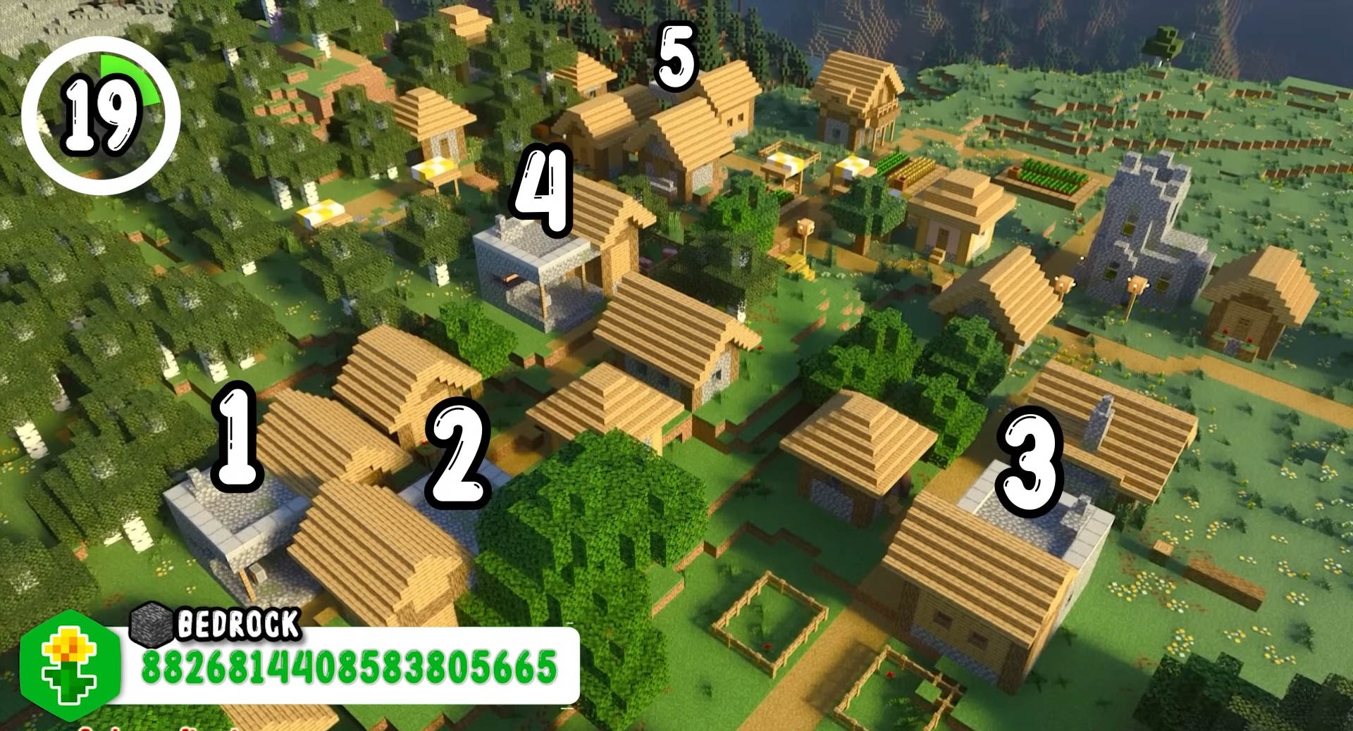 Minecraft seed 8826814408583805665 — скриншот 1