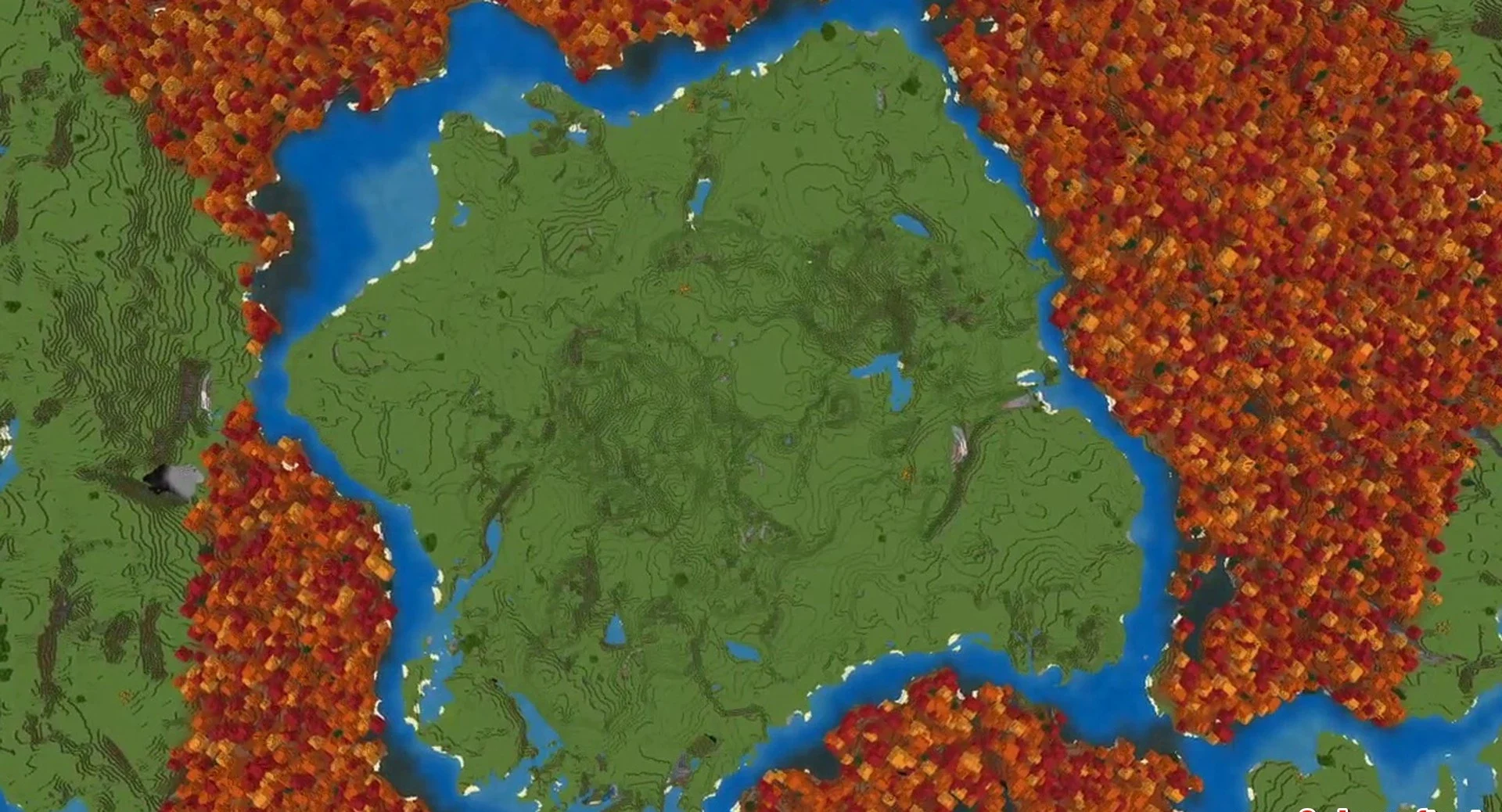 Minecraft seed 888881380494245676 — скриншот 1
