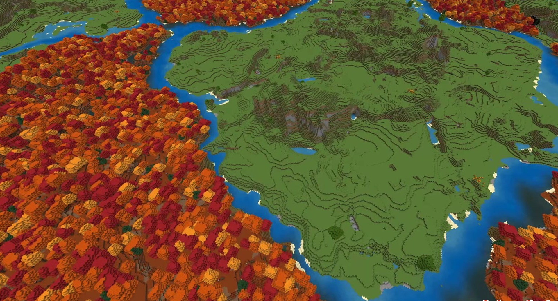 Minecraft seed 888881380494245676 — скриншот 1
