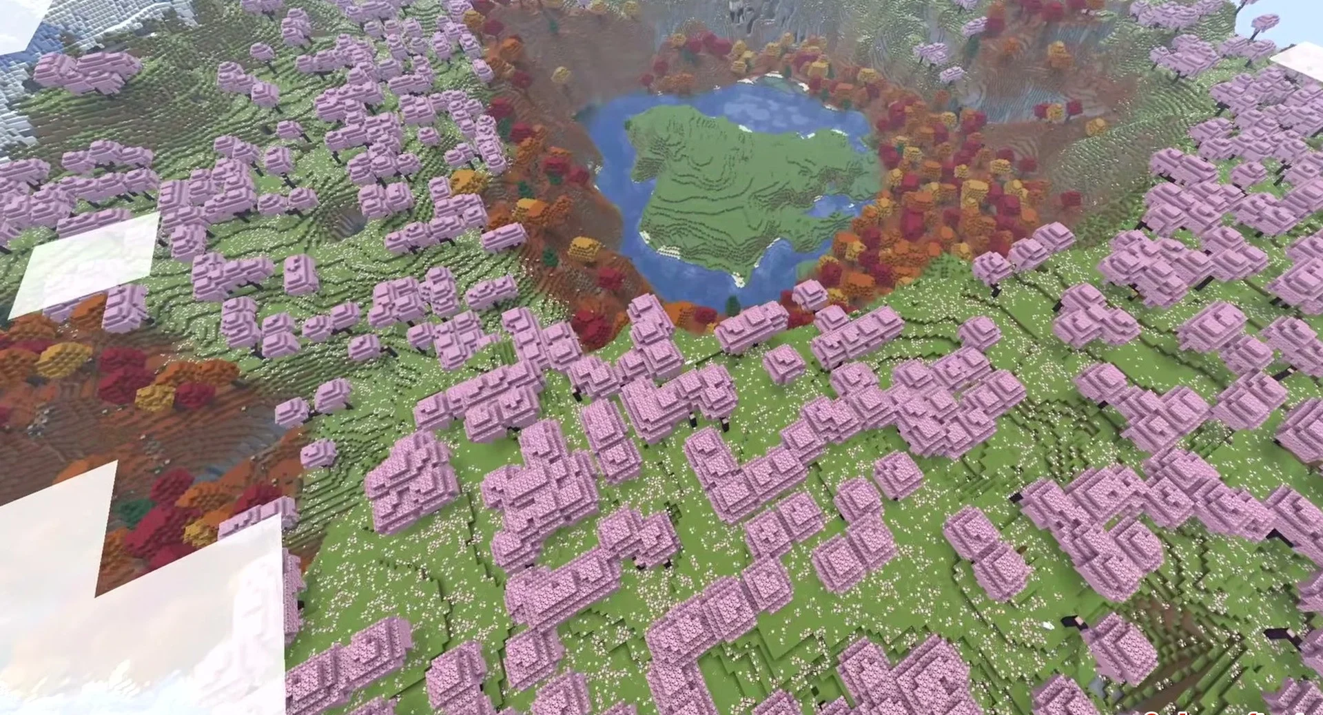 Minecraft seed 888881457814356973 — скриншот 1