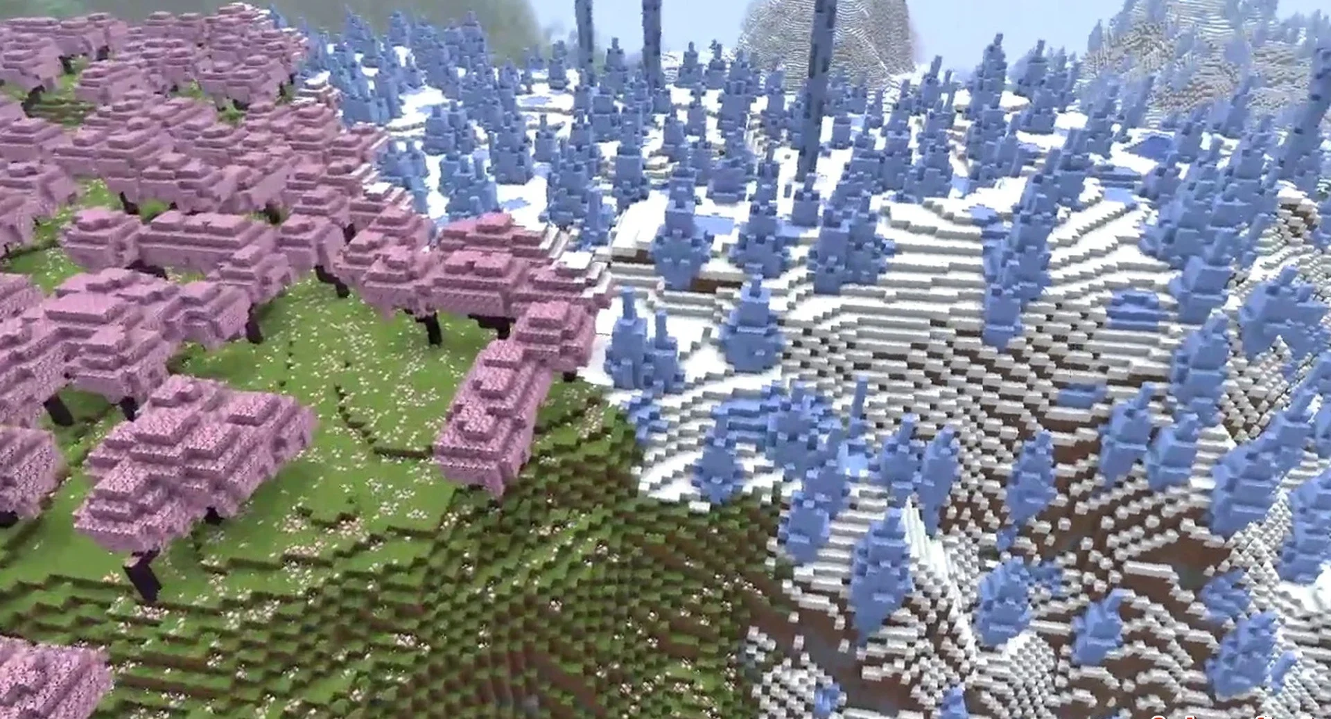 Minecraft seed 888881457814356973 — скриншот 1