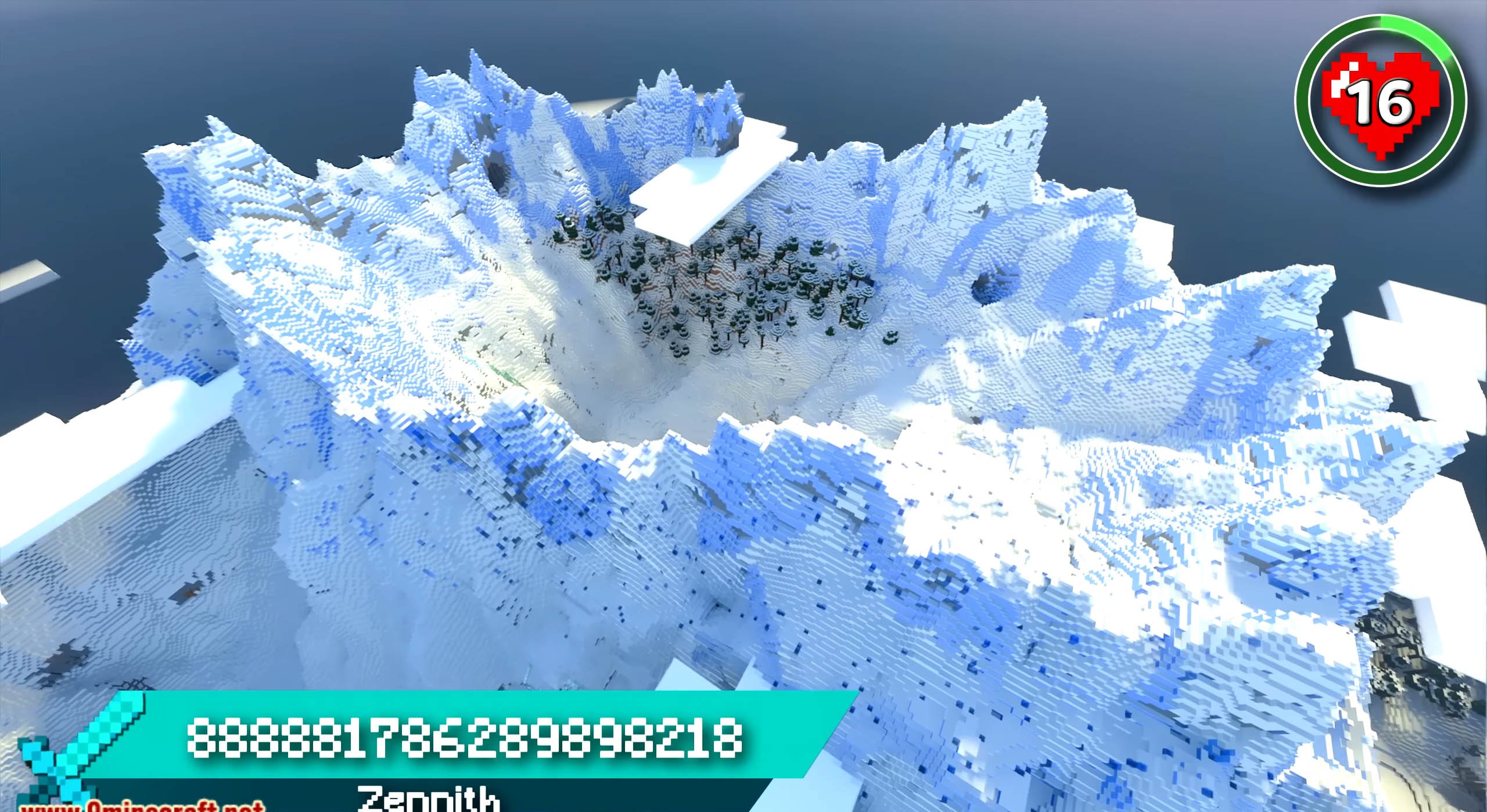 Minecraft seed 888881786289898218 — скриншот 1