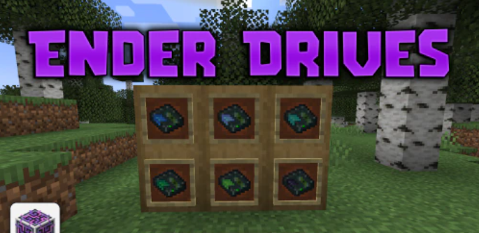 Мод EnderDrives 26.1.2/1.21.1 (Цифровые эндер-хранилища для AE2)