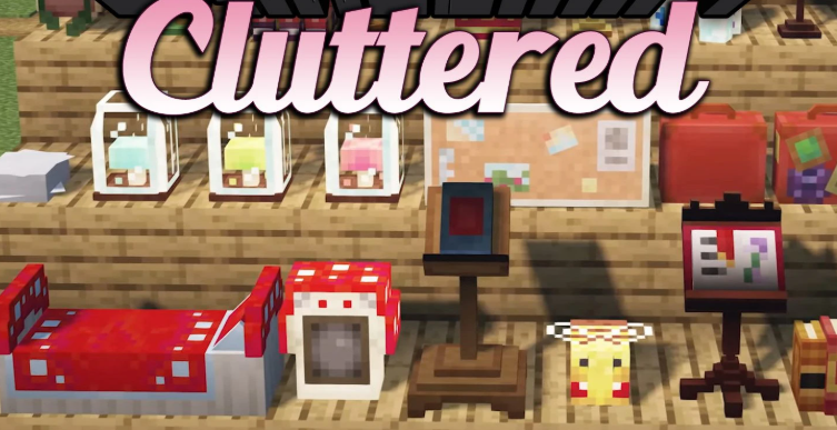 Мод Cluttered 1.21.1/1.19.4 (Мебель и декор для)