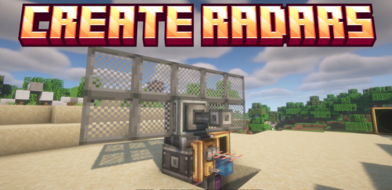 Мод Create: Radars 1.21.1/1.20.1 (Радары и наблюдение для)
