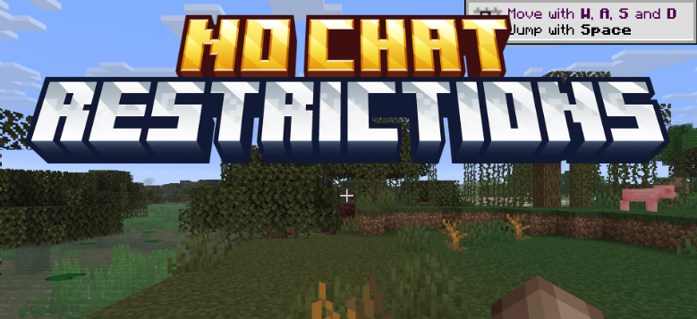 Мод No Chat Restrictions 26.1.2/1.21.11 (Снятие ограничений чата)