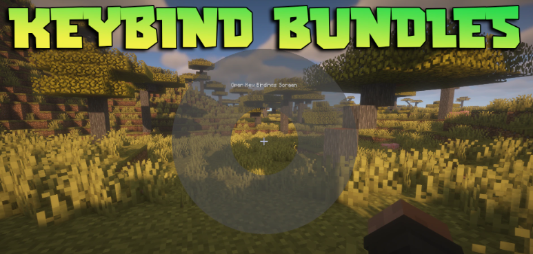 Мод KeyBind Bundles 26.1.2/1.21.1 (Клавиши в радиальном меню)