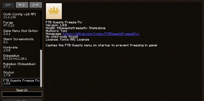 Мод Quests Freeze Fix 1.20.1 (Кэширование меню квестов) | Вчера, 15:16 - Моды для Minecraft / 1.20 / 1.20.1