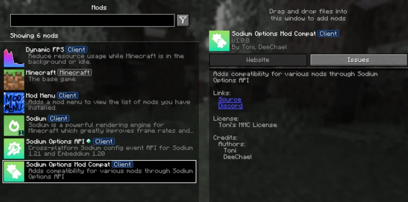 Мод Sodium/Embeddium Options Mod Compat 1.21.4/1.20.1 (Совместимость настроек Sodium) | 16-10-2026, 13:04 - Моды для Minecraft / Декор / Инструменты / 1.20 / 1.20.1 / 1.21.1 / 1.21.4