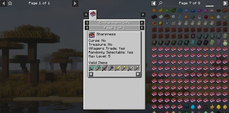 Мод EMI Enchanting 1.21.1/1.20.6 (Информация о зачарованиях в) | Вчера, 13:37 - Моды для Minecraft / Мини карта / Ядра (Библиотеки) / 1.20 / 1.20.1 / 1.20.5 / 1.20.6 / 1.21 / 1.21.1
