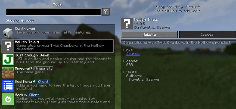 Мод Nether Trials & Chambers 26.1.2/1.21.1 (Испытательные подземелья в Незере) | 16-10-2026, 13:52 - Моды для Minecraft / Миры и биомы / 1.21 / 1.21.1 / 26.1 / 26.1.1 / 26.1.2