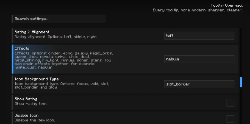 Мод Tooltip Overhaul 1.21.5/1.20.4 (Переработка всплывающих подсказок) | 16-10-2026, 14:09 - Моды для Minecraft / RPG / Инструменты / Ядра (Библиотеки) / 1.20 / 1.20.1 / 1.20.2 / 1.20.4 / 1.21 / 1.21.1 / 1.21.5 / 1.20.3