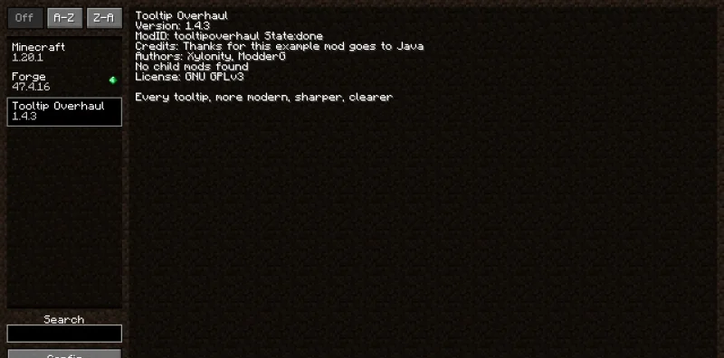 Мод Tooltip Overhaul 1.21.5/1.20.4 (Переработка всплывающих подсказок) | 16-10-2026, 14:09 - Моды для Minecraft / RPG / Инструменты / Ядра (Библиотеки) / 1.20 / 1.20.1 / 1.20.2 / 1.20.4 / 1.21 / 1.21.1 / 1.21.5 / 1.20.3