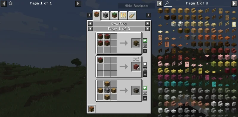 Мод Distraction Free Recipes (EMI / REI / JEI) 1.21.1/1.20.1 (Скрытие списка предметов) | 18-10-2026, 14:28 - Моды для Minecraft / Декор / Инструменты / 1.20 / 1.20.1 / 1.21.1