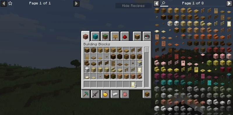 Мод Distraction Free Recipes (EMI / REI / JEI) 1.21.1/1.20.1 (Скрытие списка предметов) | 18-10-2026, 14:28 - Моды для Minecraft / Декор / Инструменты / 1.20 / 1.20.1 / 1.21.1