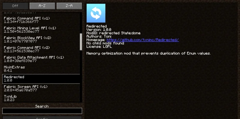 Мод Redirected 1.21.1/1.20.1 (оптимизация памяти) | 18-10-2026, 14:29 - Моды для Minecraft / Инструменты / 1.20 / 1.20.1 / 1.21.1