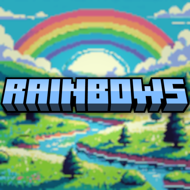 Мод Rainbows! 1.21.3/1.20.1 (Радуги в Minecraft)