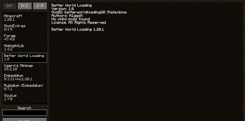 Мод Better World Loading 1.21.1/1.20.1 (Загрузка мира) | Вчера, 15:38 - Моды для Minecraft / Миры и биомы / 1.20.1 / 1.21.1