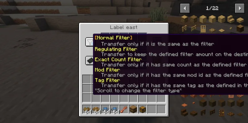 Мод Transfer Labels 1.21.1 (Передача предметов и жидкостей) | Вчера, 13:05 - Моды для Minecraft / Сундуки и рюкзаки / Индустриальные / 1.21.1