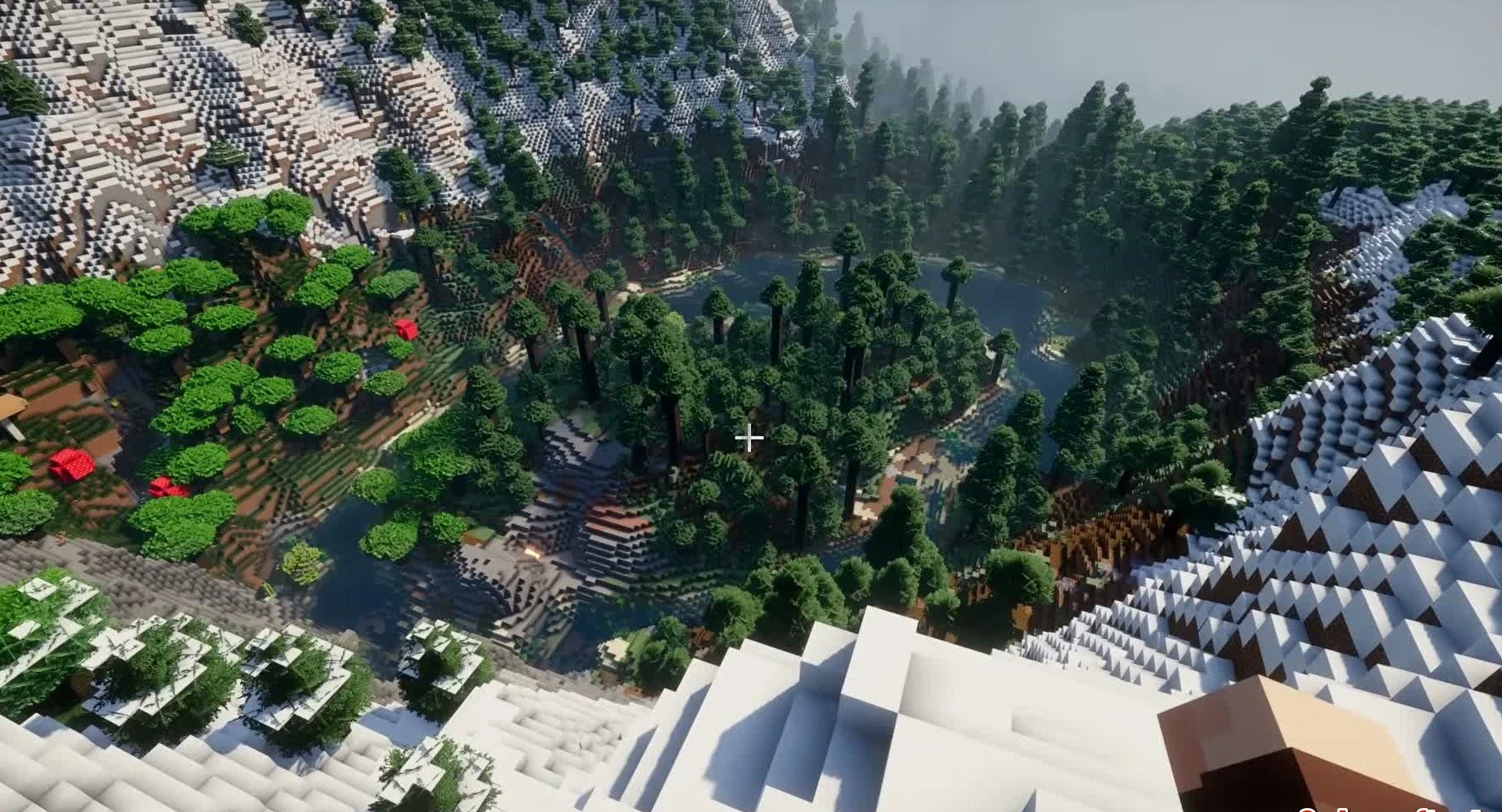 Minecraft seed 100000012646173371 — скриншот 1
