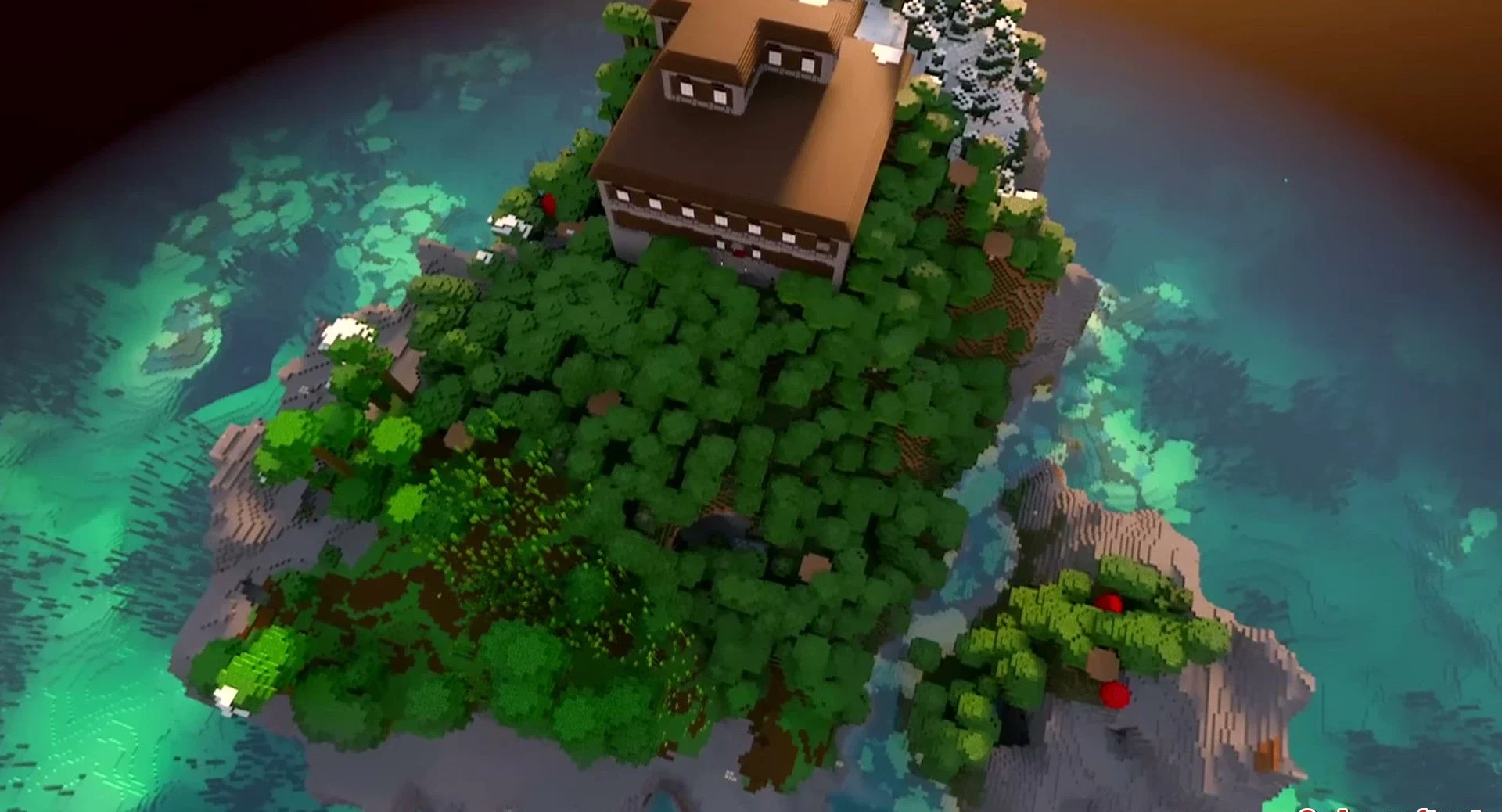 Minecraft seed 384944246822994436 — скриншот 1
